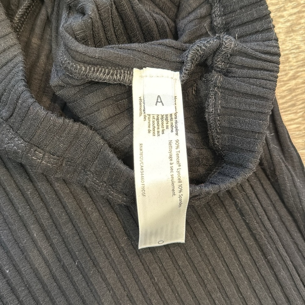 Eileen Fisher Textured Stretch Rib Pant - Picture 6 of 6